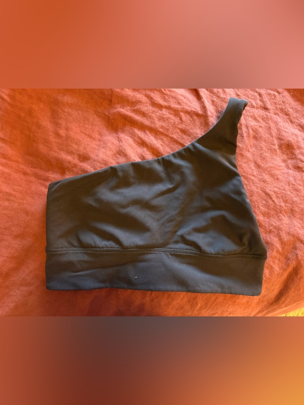 Lululemon Black One-Shoulder Sports Bra